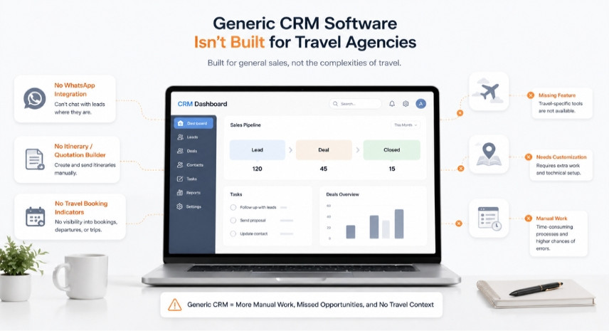Why Generic CRMs Fail Travel Agencies